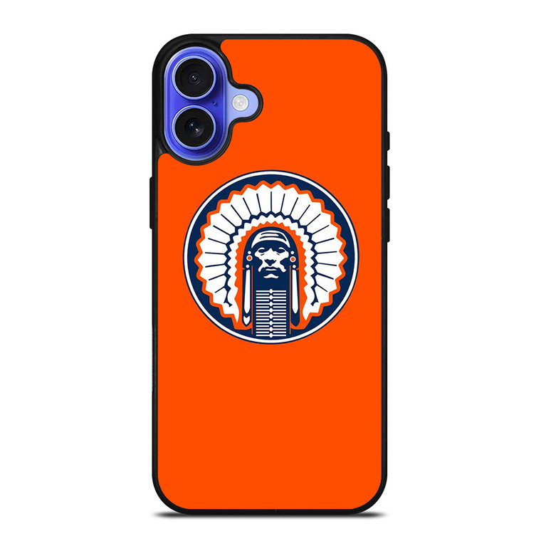ILLINOIS FIGHTING UNIVERSITY BASKETBALL LOGO iPhone 16 Case Cover