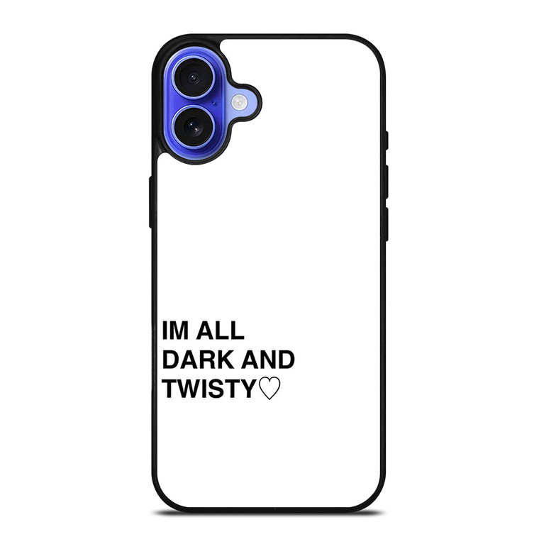 IM ALL SARK AND TWISTY GREYS ANATOMY iPhone 16 Case Cover IM ALL SARK AND TWISTY GREYS ANATOMY iPhone 16 Case Cover