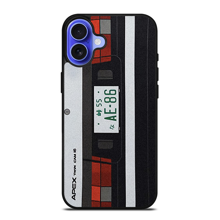 INITIAL D APEX TWIN CAR iPhone 16 Case Cover