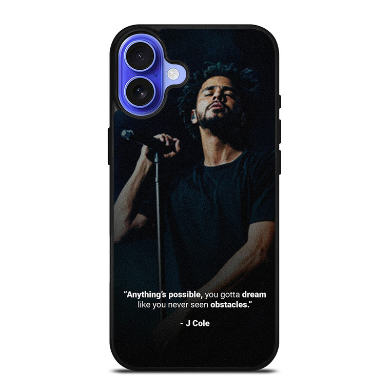 J COLE RAPPER QUOTES iPhone 16 Case Cover