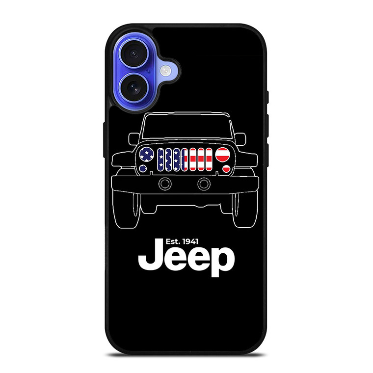 JEEP AMERICA 1941 iPhone 16 Case Cover