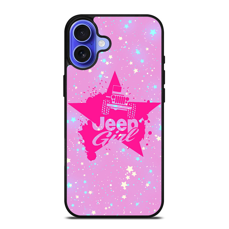 JEEP GIRL STAR LOGO iPhone 16 Case Cover