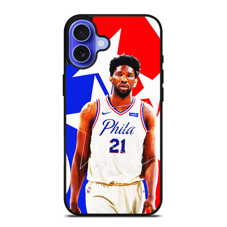 JOEL EMBIID PHILADELPHIA SIXERS 2 iPhone 16 Case Cover