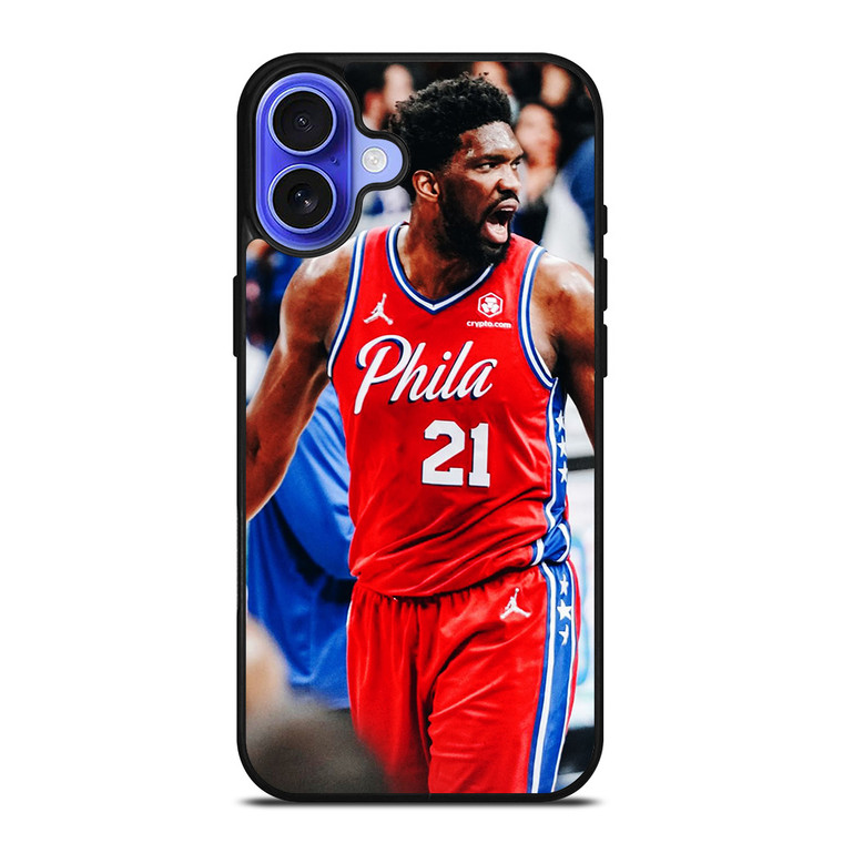 JOEL EMBIID PHILADELPHIA SIXERS 3 iPhone 16 Case Cover