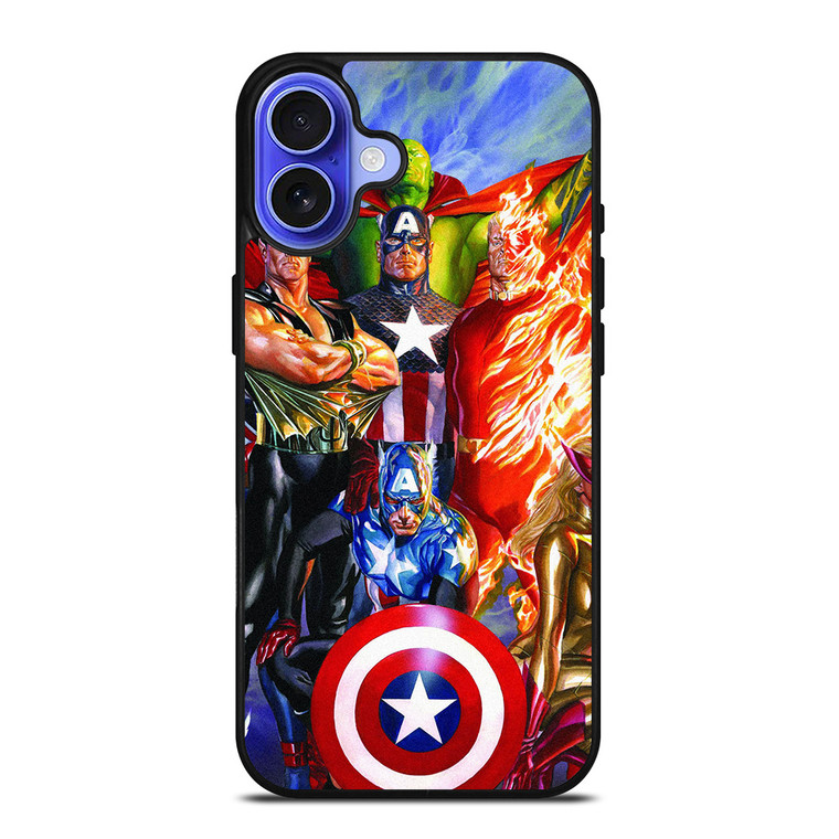 JUSTICE LEAGUE ALEX ROSS iPhone 16 Case Cover