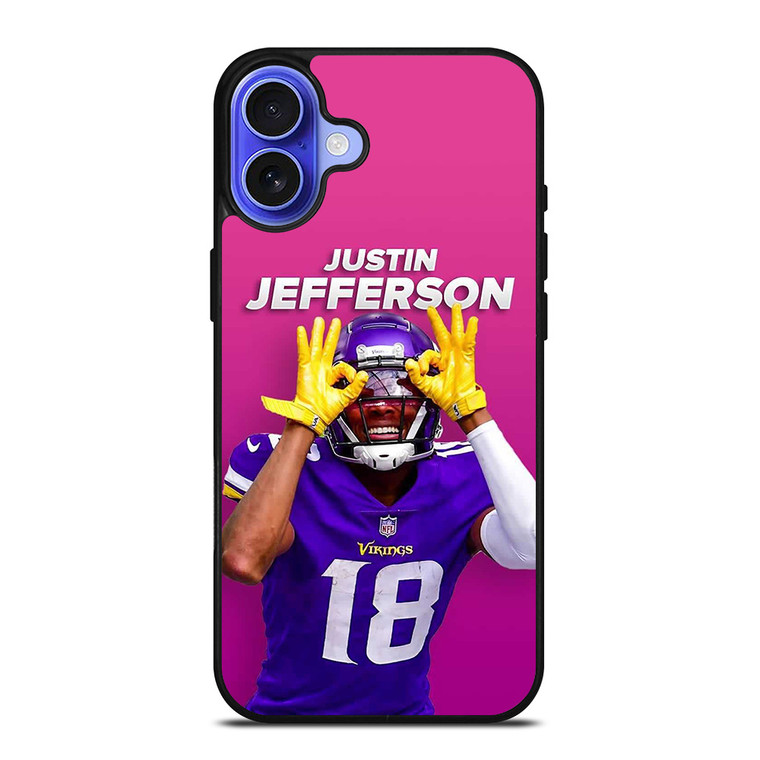 JUSTIN JEFFERSON MINNESOTA VIKINGS iPhone 16 Case Cover