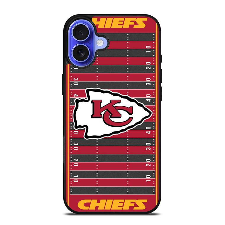 KANSAS CITY CHIEFS FOOTBALL FIELD iPhone 16 Case Cover