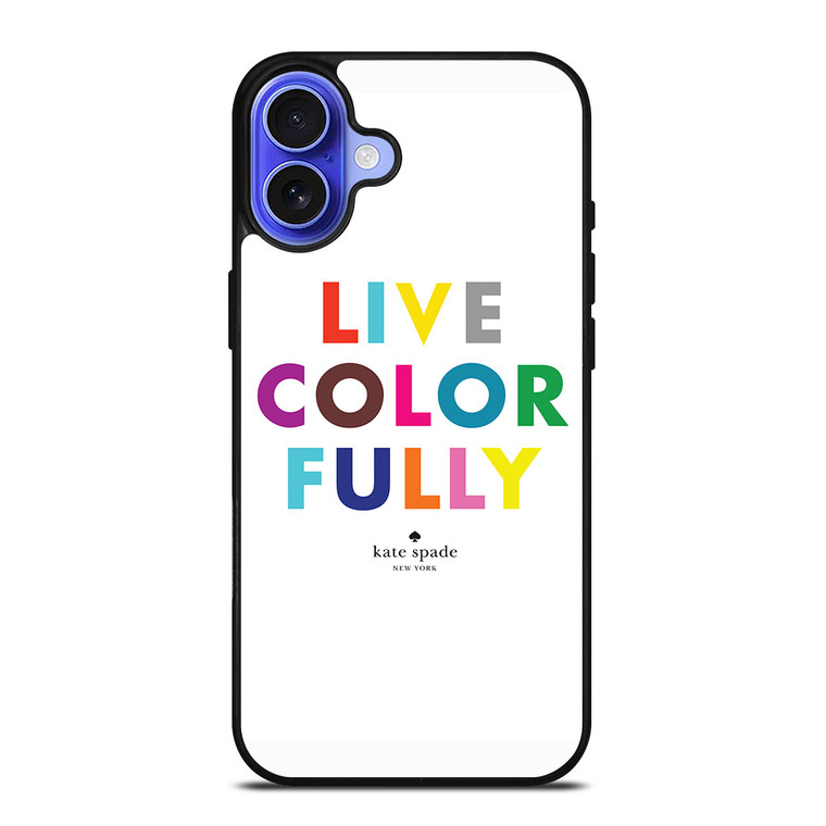 KATE SPADE LIVE COLOR FULLY iPhone 16 Case Cover