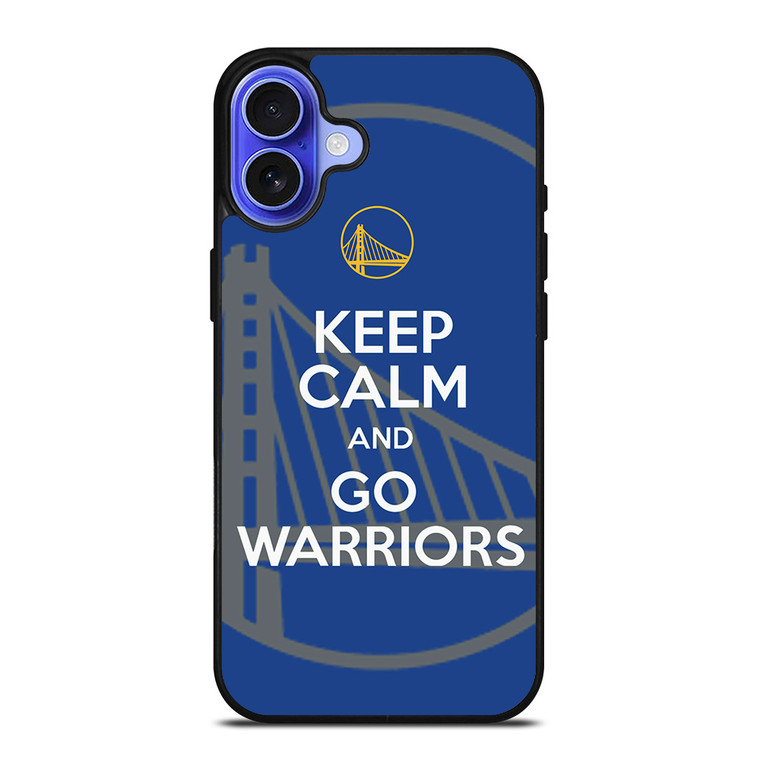 KEEP CALM AND GO GOLDEN STATE WARRIORS iPhone 16 Case Cover