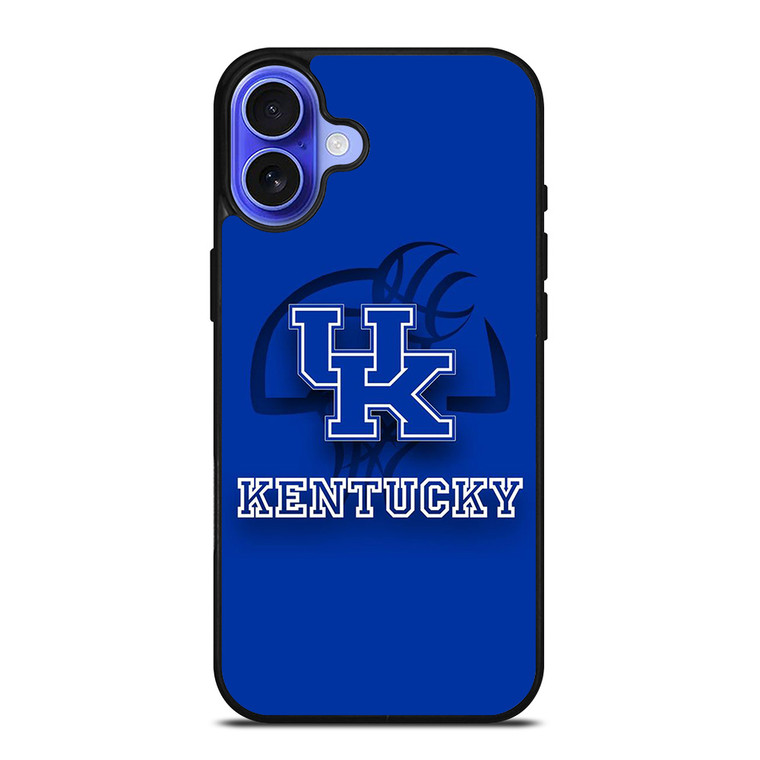 KENTUCKY WILD CATS UNIVERSITY BASKETBALL TEAM LOGO iPhone 16 Case Cover