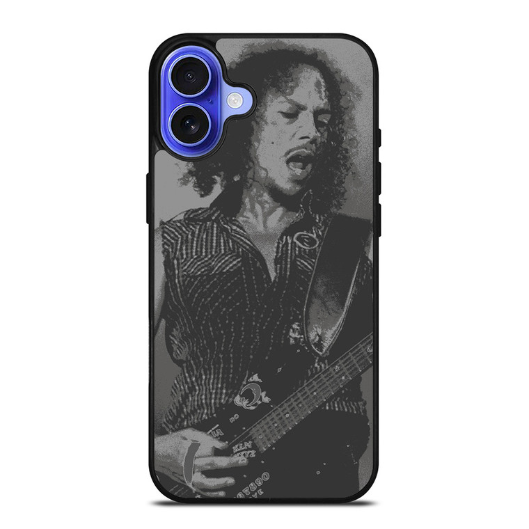 KIRK HAMMETT METALLICA BAND iPhone 16 Case Cover KIRK HAMMETT METALLICA BAND iPhone 16 Case Cover