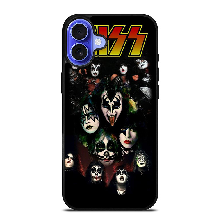 KISS ROCK AND ROLL BAND iPhone 16 Case Cover