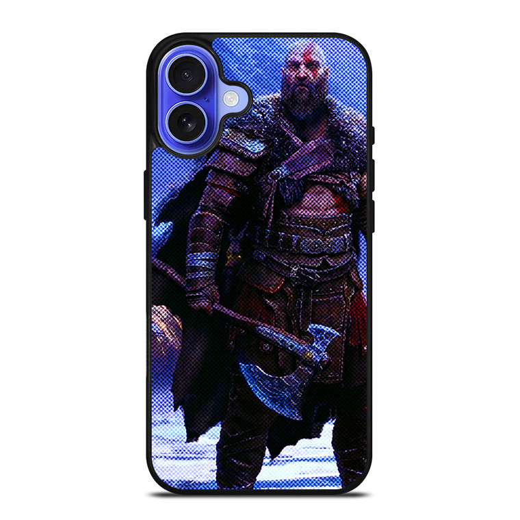 KRATOS GOD OF WAR RAGNAROK iPhone 16 Case Cover