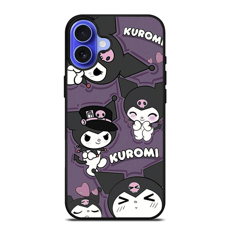 KUROMI CAT CARTOON iPhone 16 Case Cover