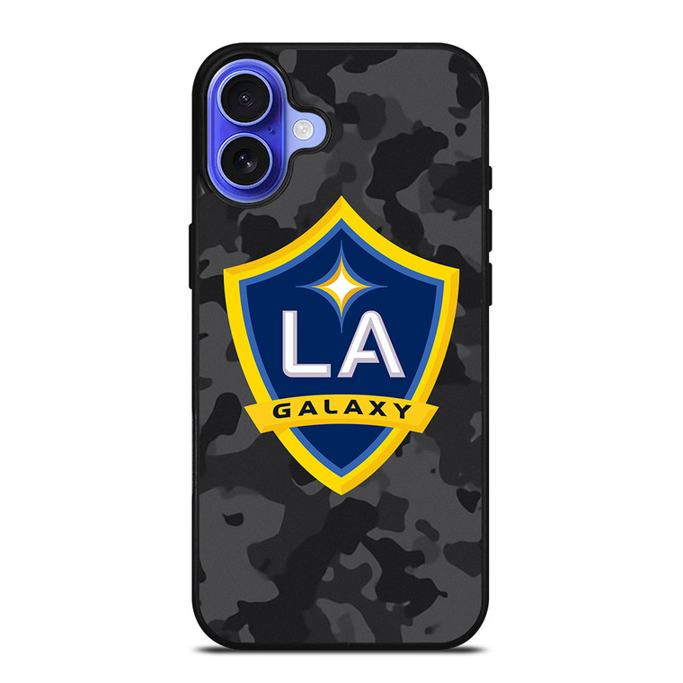 LA GALAXY MLS BLACK CAMO iPhone 16 Case Cover