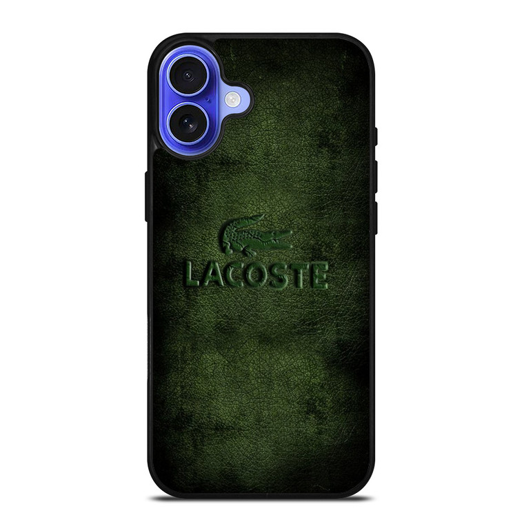 LACOSTE LEATHER iPhone 16 Case Cover