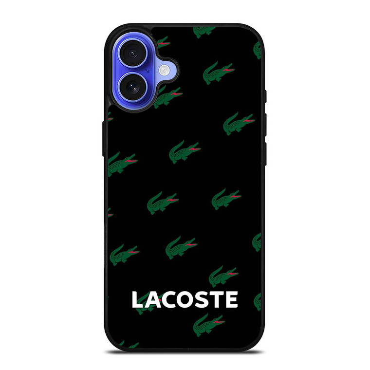 LACOSTE LOGO PATTERN iPhone 16 Case Cover