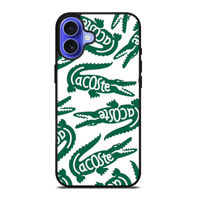 LACOSTE PATTERN iPhone 16 Case Cover
