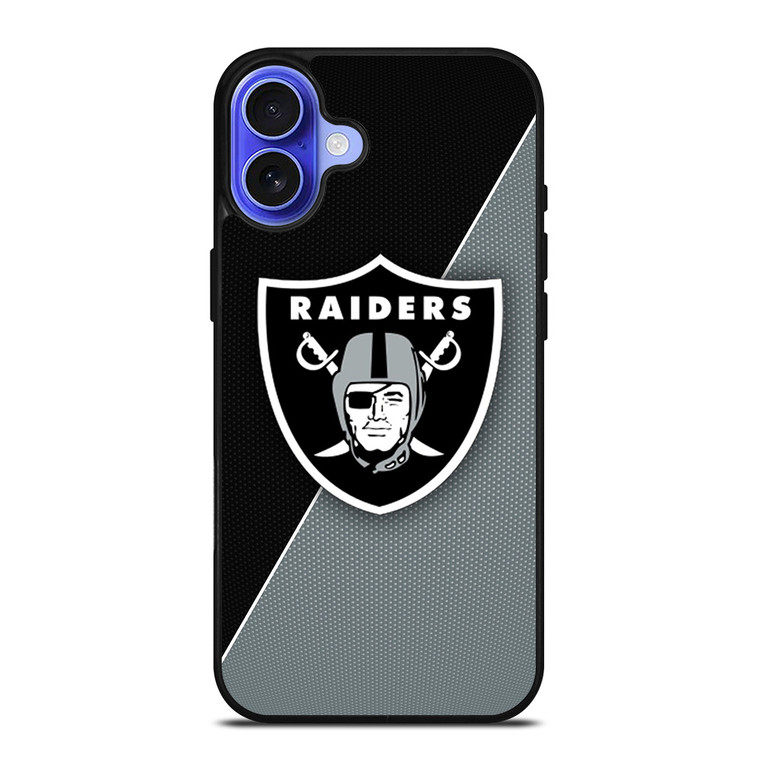 LAS VEGAS RAIDERS NFL FOOTBALL LOGO iPhone 16 Case Cover LAS VEGAS RAIDERS NFL FOOTBALL LOGO iPhone 16 Case Cover