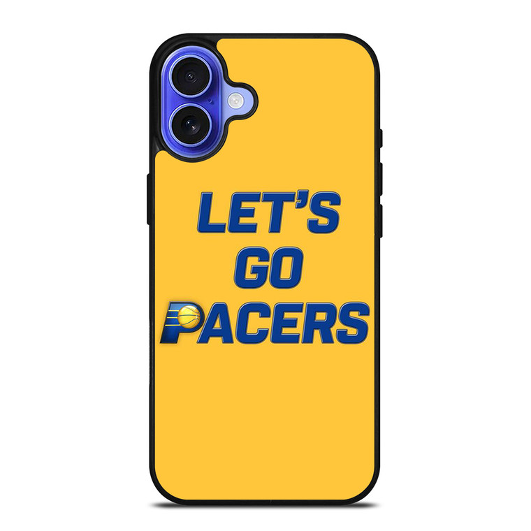LETS GO INDIANA PACERS NBA BASKETBALL iPhone 16 Case Cover LETS GO INDIANA PACERS NBA BASKETBALL iPhone 16 Case Cover