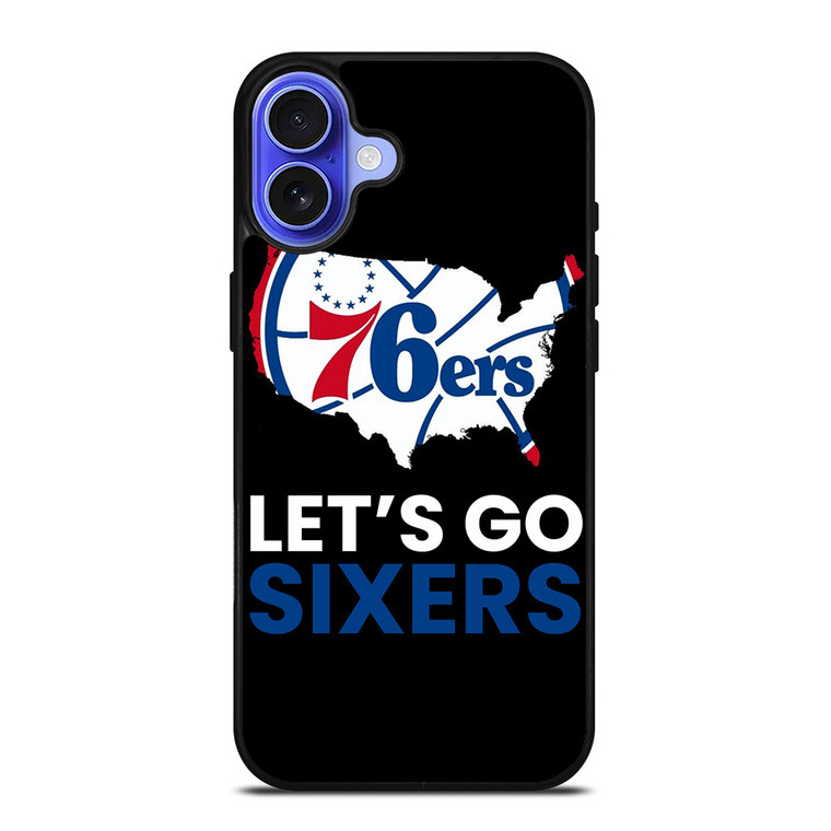 LETS GO PHILADELPHIA 76ERS NBA BASKETBALL 2 iPhone 16 Case Cover