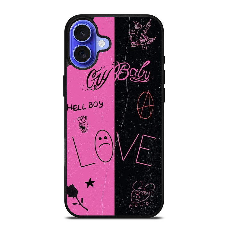LIL PEEP LOVE PINK iPhone 16 Case Cover