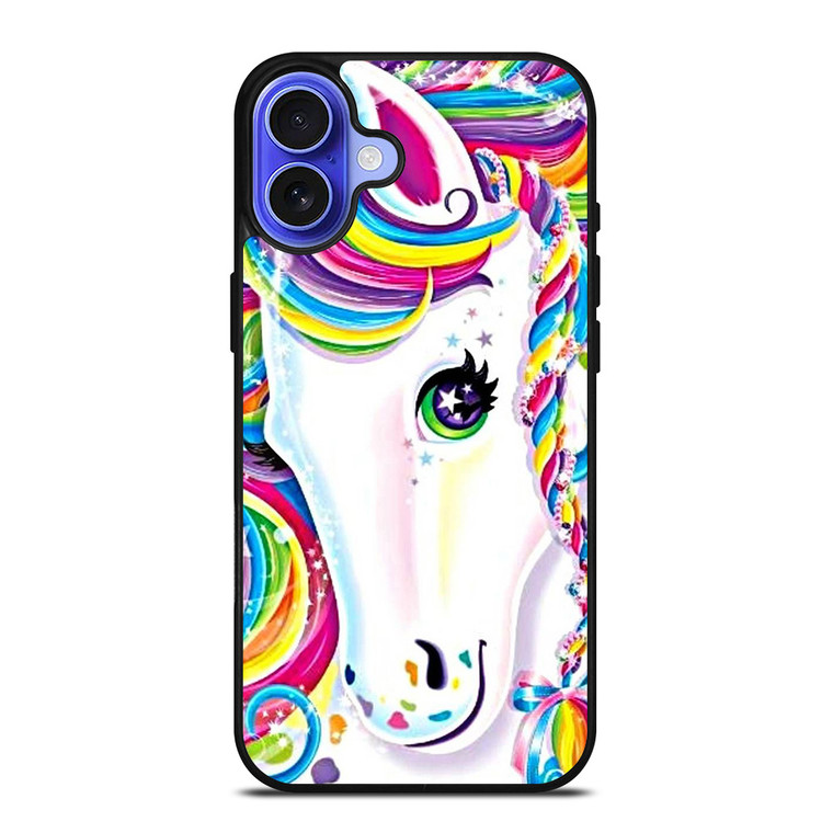 LISA FRANK UNICORN HORSE ART iPhone 16 Case Cover