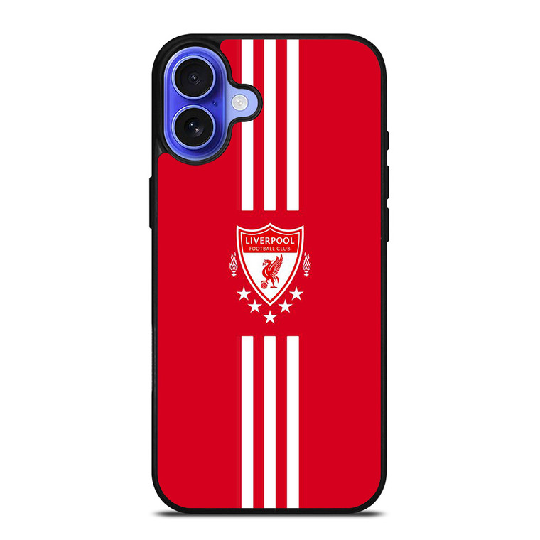 LIVERPOOL FC FOOTBALL CLUB LOGO ADIDAS iPhone 16 Case Cover