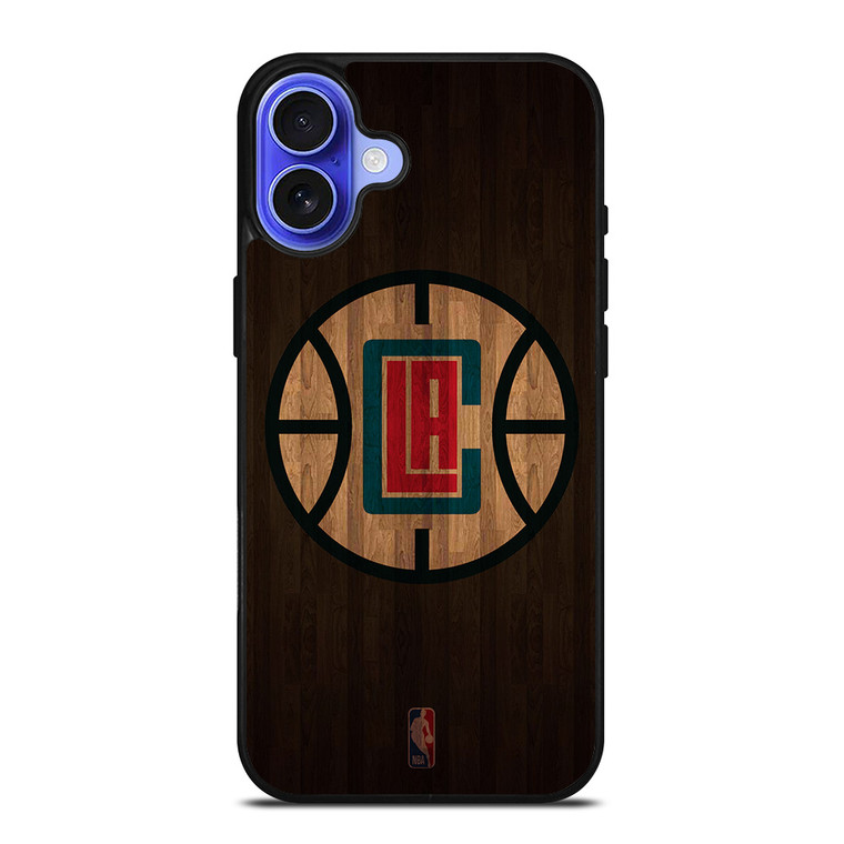 LOS ANGELES CLIPPERS BASKETBALL COURT NBA iPhone 16 Case Cover
