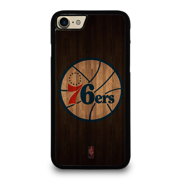 PHILADELPHIA 76ERS BASKETBALL COURT NBA iPhone 7 / 8 Case Cover