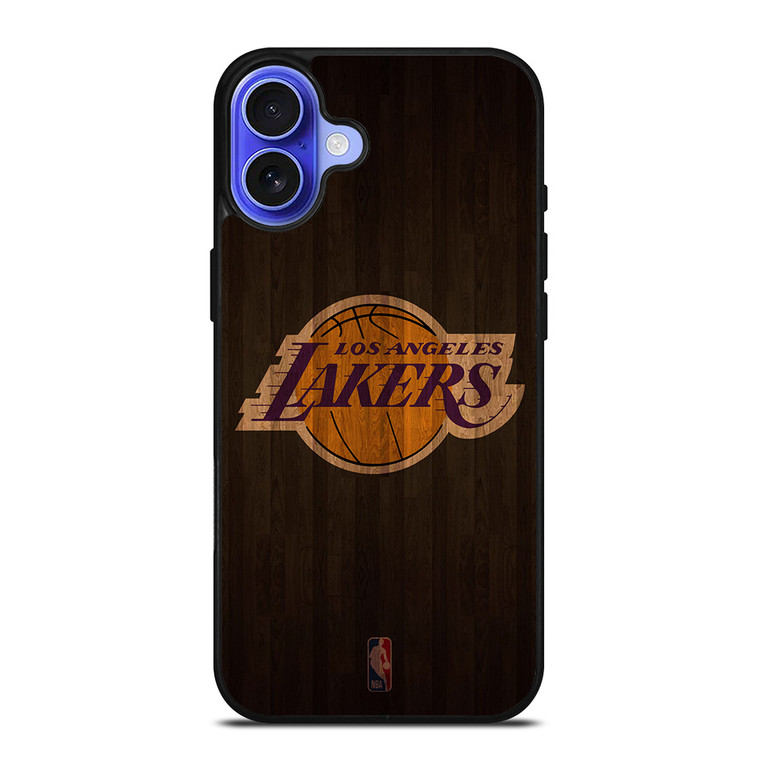 LOS ANGELES LAKERS BASKETBALL COURT NBA iPhone 16 Case Cover