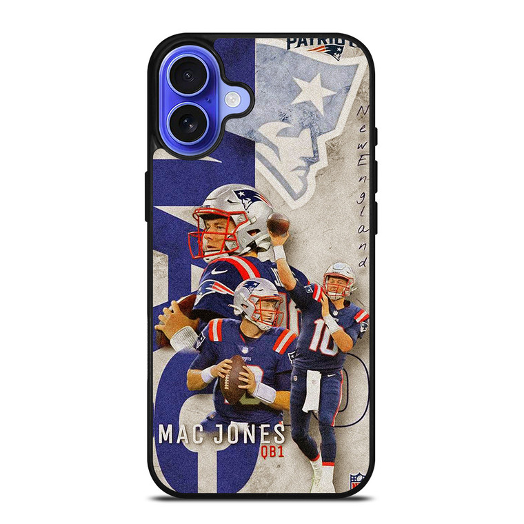 MAC JONES NEW ENGLAND PATRIOT NFL iPhone 16 Case Cover