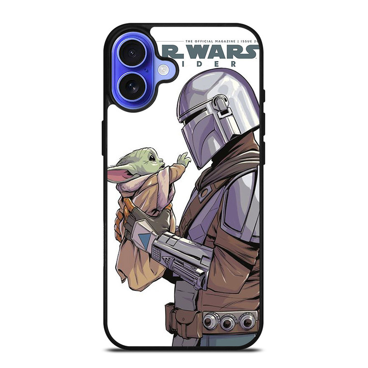 MANDALORIAN AND BABY YODA STAR WARS INSIDER iPhone 16 Case Cover