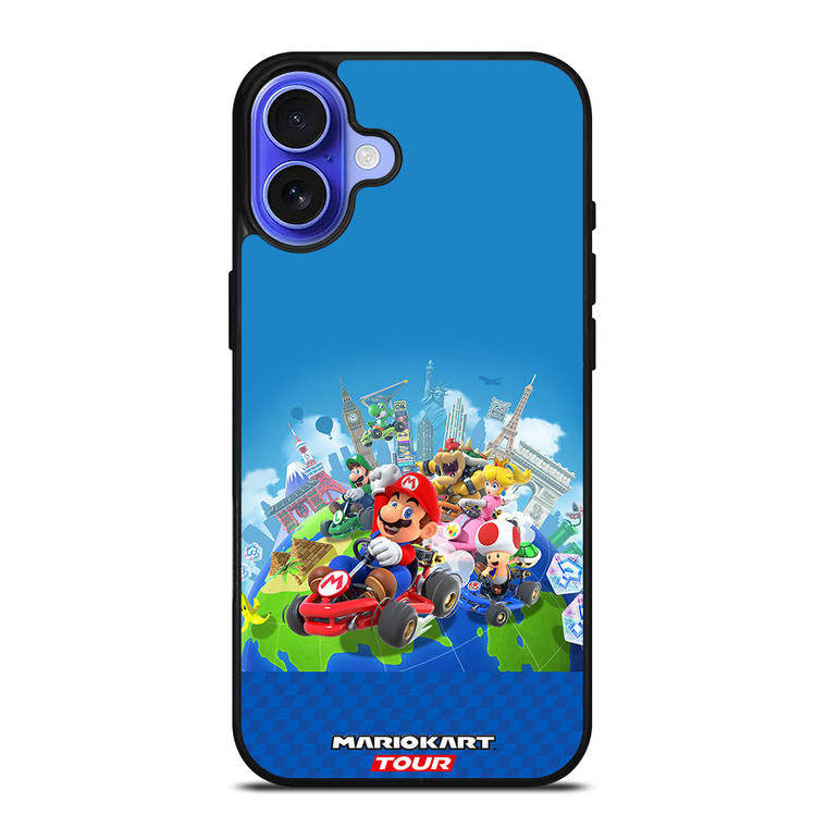 MARIO KART TOUR NINTENDO iPhone 16 Case Cover MARIO KART TOUR NINTENDO iPhone 16 Case Cover