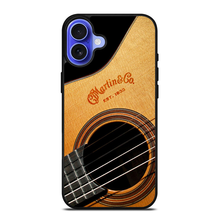 MARTIN AND CO ACOUSTIC GUITAR iPhone 16 Case Cover MARTIN AND CO ACOUSTIC GUITAR iPhone 16 Case Cover