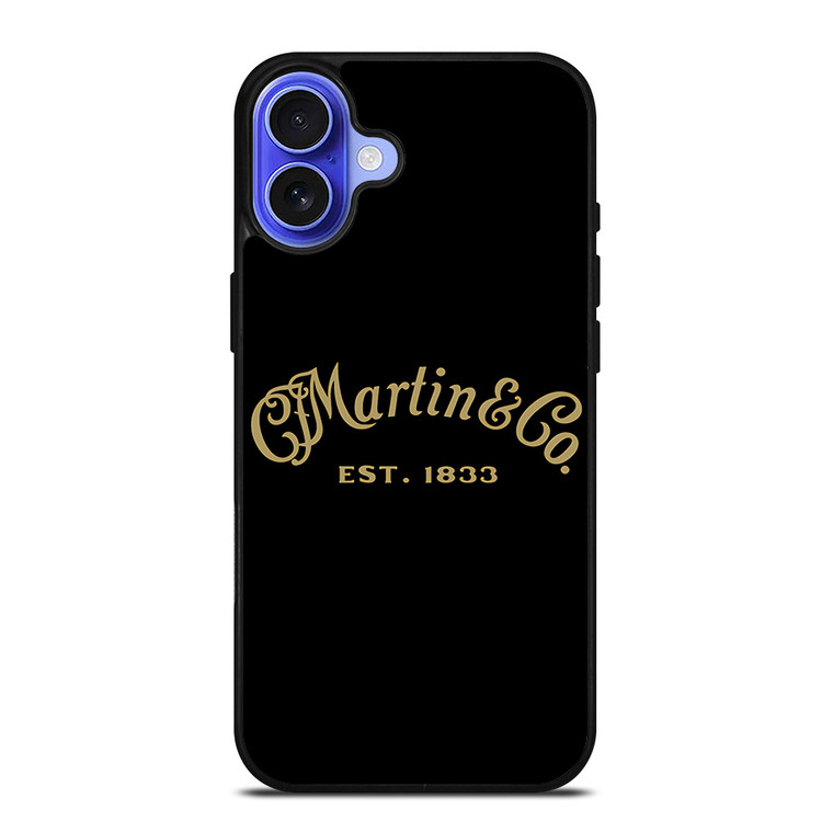 MARTIN AND CO GUITAR LOGO iPhone 16 Case Cover