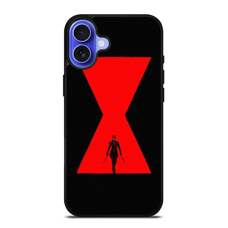MARVEL BLACK WIDOW SYMBOL iPhone 16 Case Cover