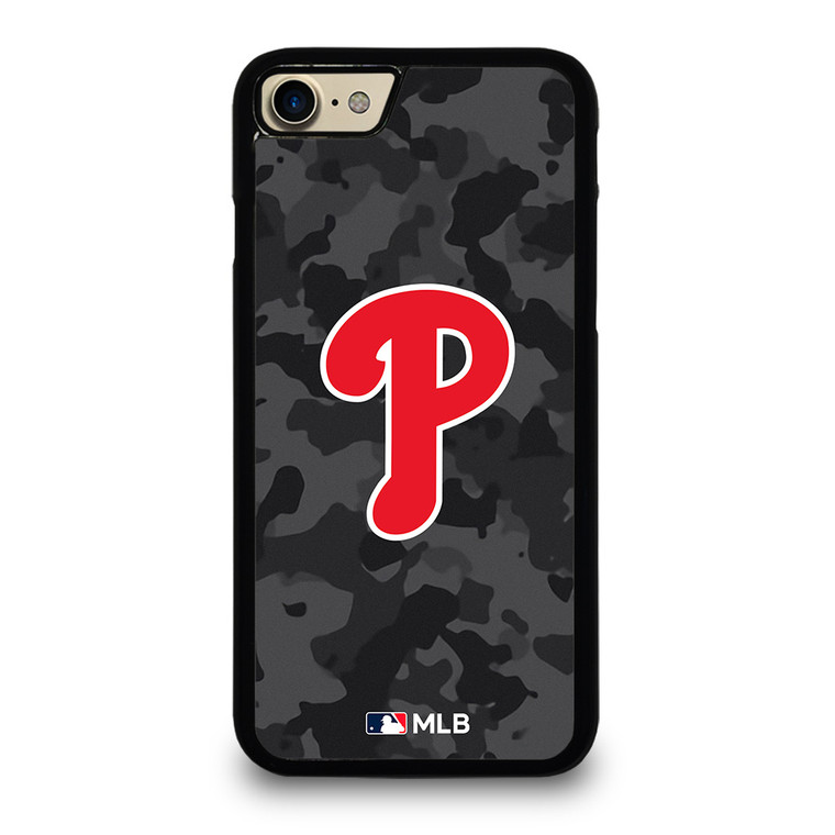 PHILADELPHIA PHILLIES BASEBALL BLACK CAMO iPhone 7 / 8 Case Cover