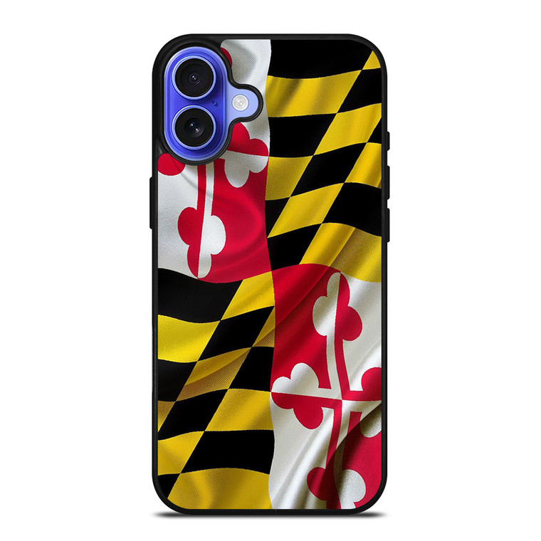 MARYLAND STATES FLAG iPhone 16 Case Cover