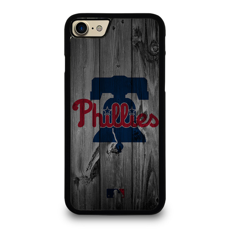 PHILADELPHIA PHILLIES BASEBALL MLB WOOD LOGO iPhone 7 / 8 Case Cover