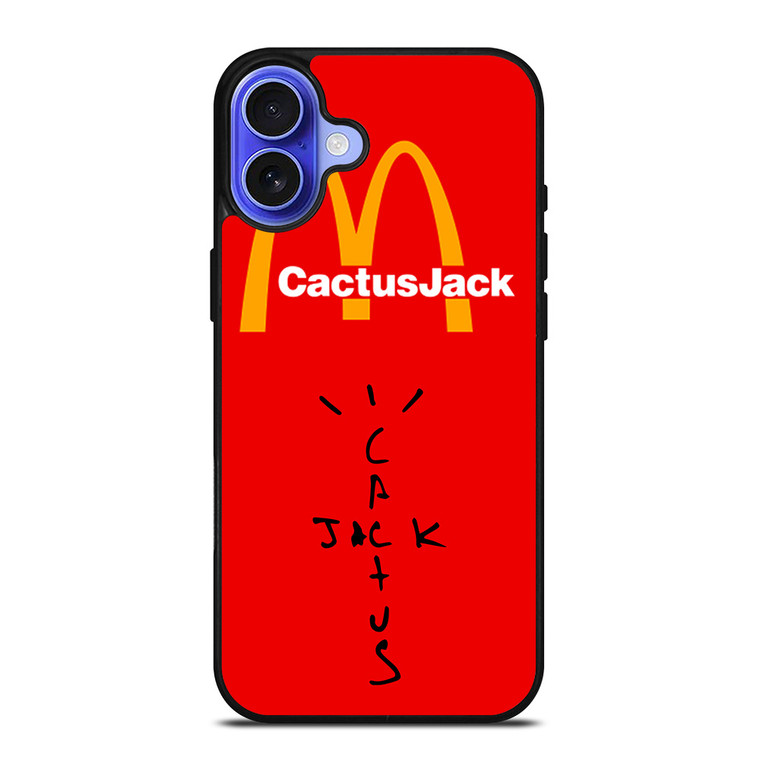 MCDONALD X TRAVIS SCOTT CACTUS JACK iPhone 16 Case Cover MCDONALD X TRAVIS SCOTT CACTUS JACK iPhone 16 Case Cover