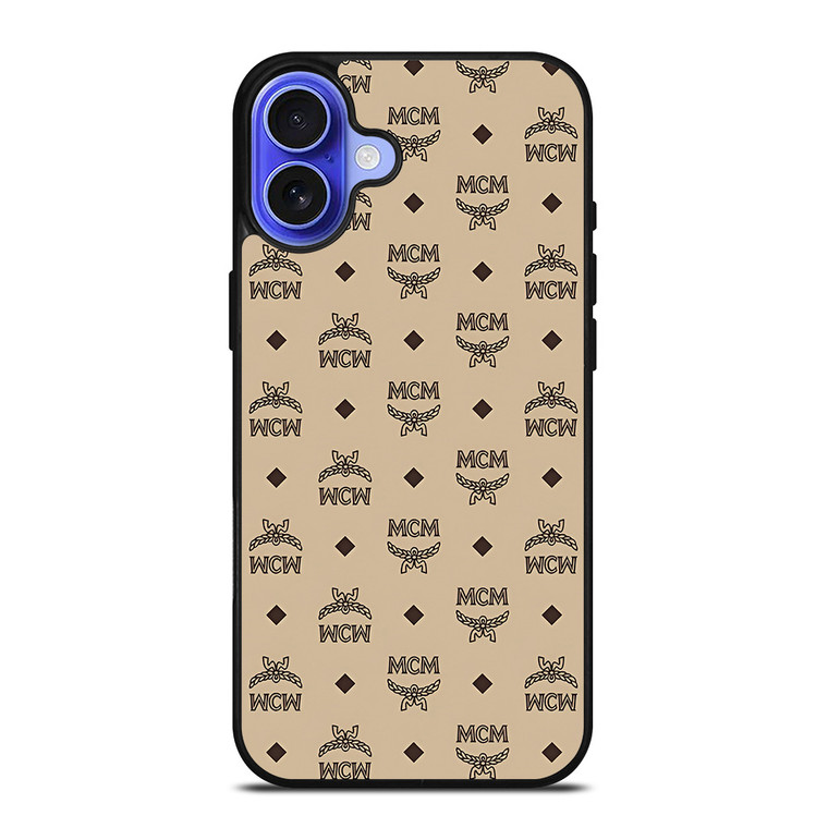 MCM MICHAEL CROMER MUNICH LOGO ICONS iPhone 16 Case Cover