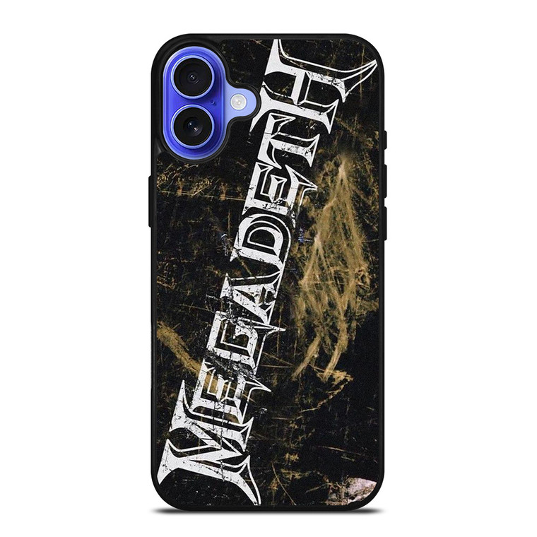 MEGADETH METAL BAND GRUNGE iPhone 16 Case Cover MEGADETH METAL BAND GRUNGE iPhone 16 Case Cover