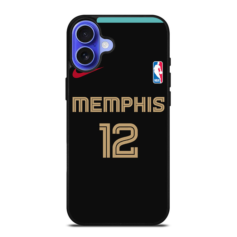 MEMPHIS GRIZZLIES JA MORANT NBA BASKETBALL iPhone 16 Case Cover