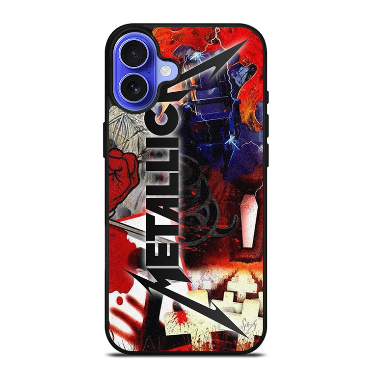 METALLICA ROCK BAND ALL ALBUM iPhone 16 Case Cover