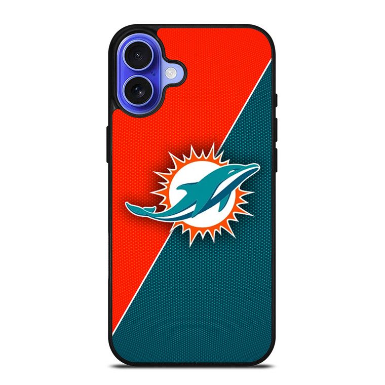 MIAMI DOLPHINS NFL FOOTBALL LOGO iPhone 16 Case Cover