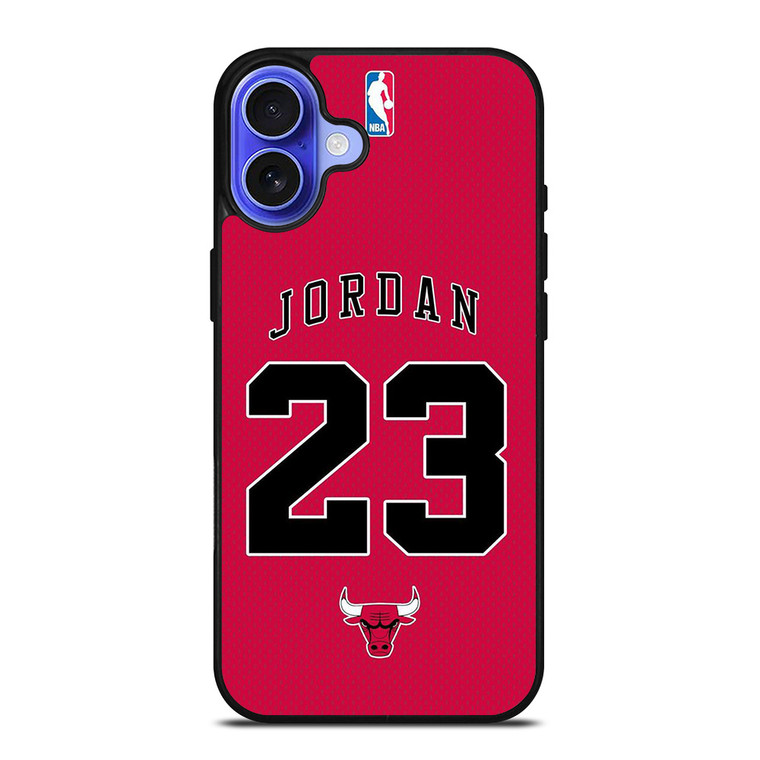 MICHAEL JORDAN 23 CHICAGO BULLS iPhone 16 Case Cover
