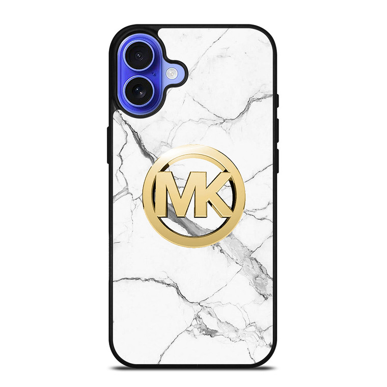 MICHAEL KORS MK LOGO ON MARBLE iPhone 16 Case Cover