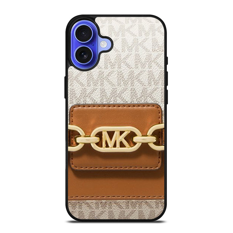 MICHAEL KORS MK LOGO SHOULDER BAG iPhone 16 Case Cover