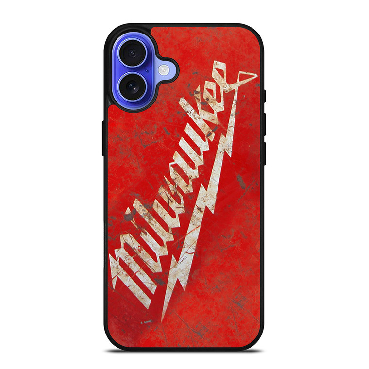 MILWAUKEE RUSTY LOGO iPhone 16 Case Cover